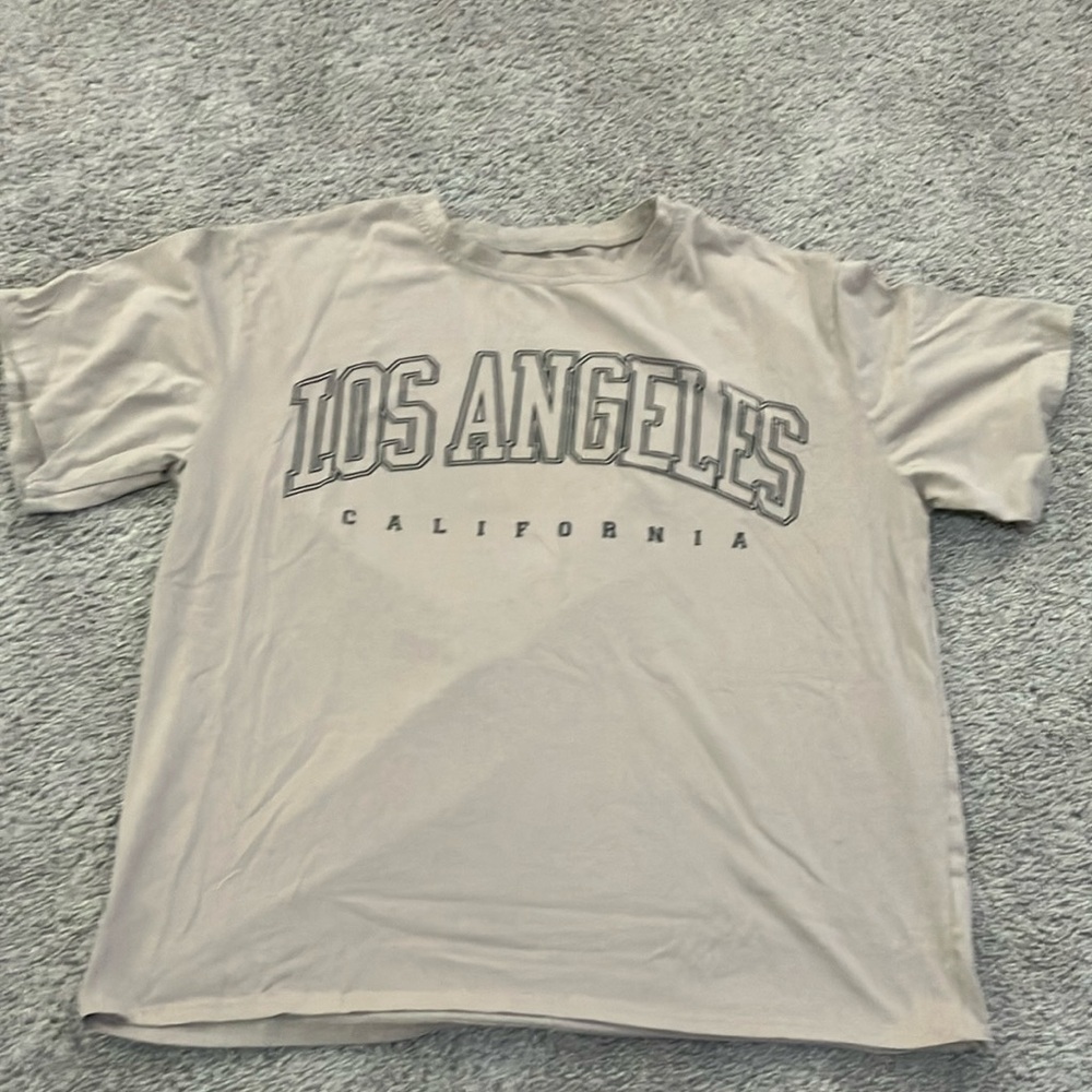 Amazon Gray Collegiate Tee Short Sleeve